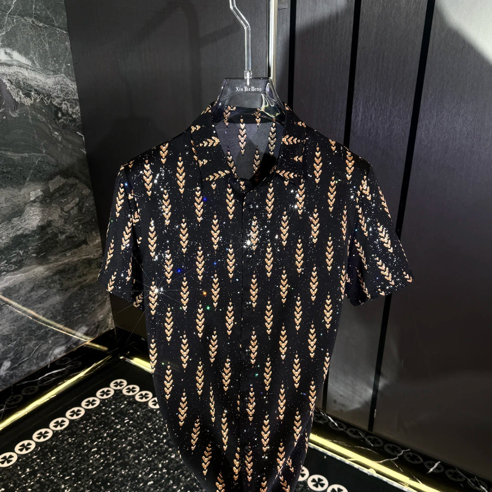 Wheat Ear Starlight Short-Sleeve Shirt
