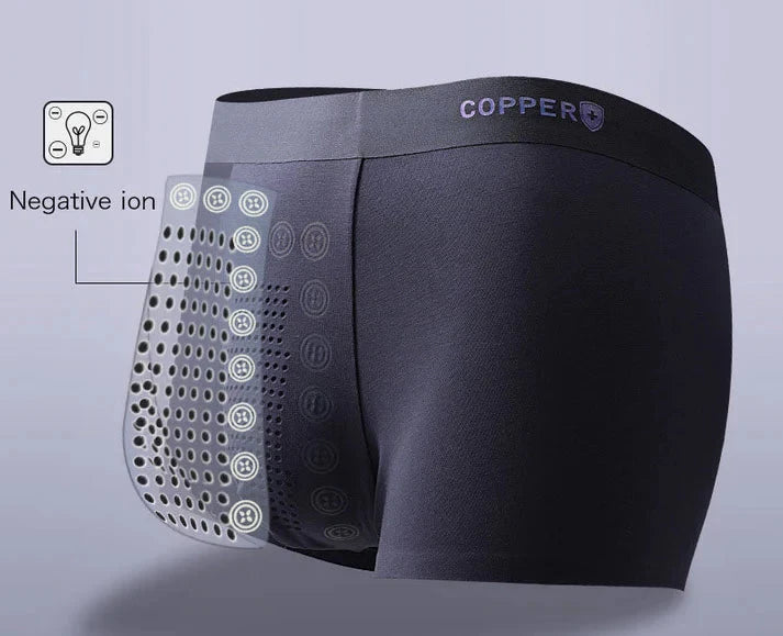 3 pcs Men's Magnetic Therapy Massage Breathable Underwear
