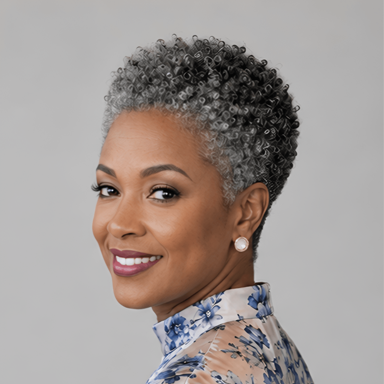 Pixie Lace Salt And Pepper Wig For Black Women