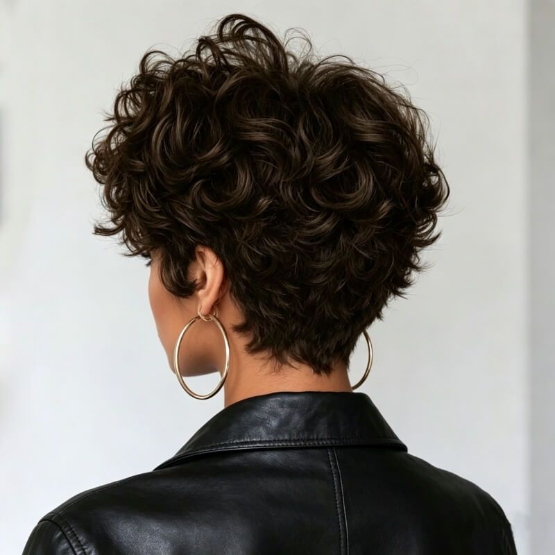 3 Seconds Wear Pixie Cut Wig Human Hair Glueless Short Curly Wig Pre Plucked