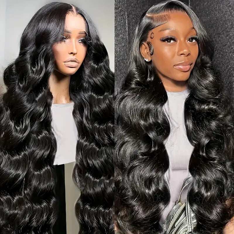220% Density Curly Hair Wigs HD Transparent 13x6 Lace Front Wigs Brazilian Deep Curly Pre Plucked Human Hair Wigs Deep Wave Lace Frontal Wigs For Women