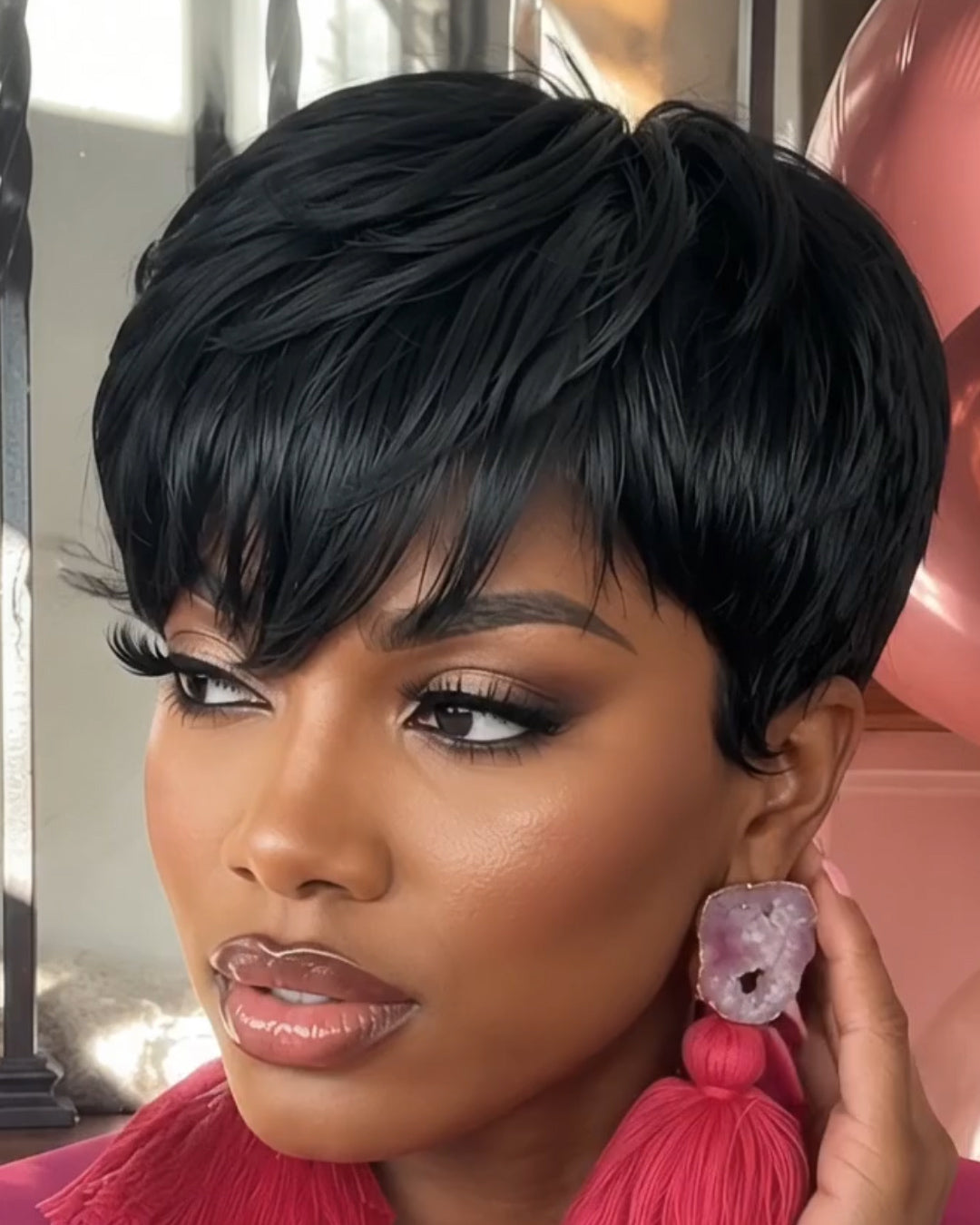 Short Wig 4Inch Bob Straight Hair
