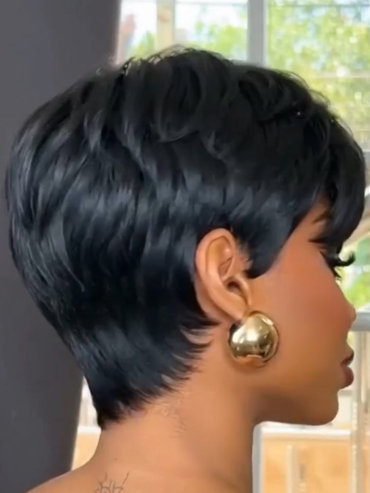 Short Wig 4Inch Bob Straight Hair