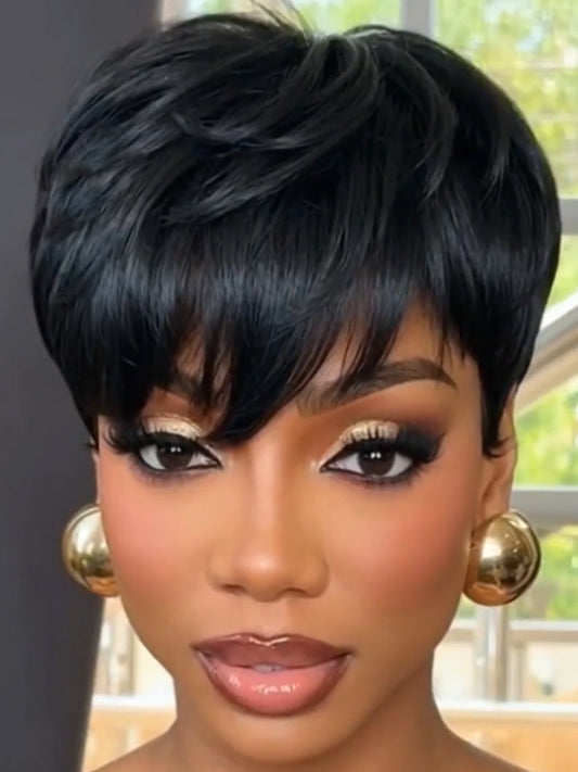 Short Wig 4Inch Bob Straight Hair