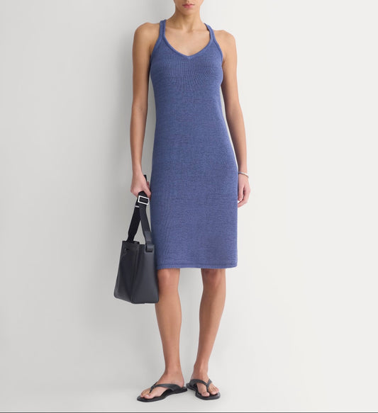 Sweater Racerback Midi Dress | Blue Dusk