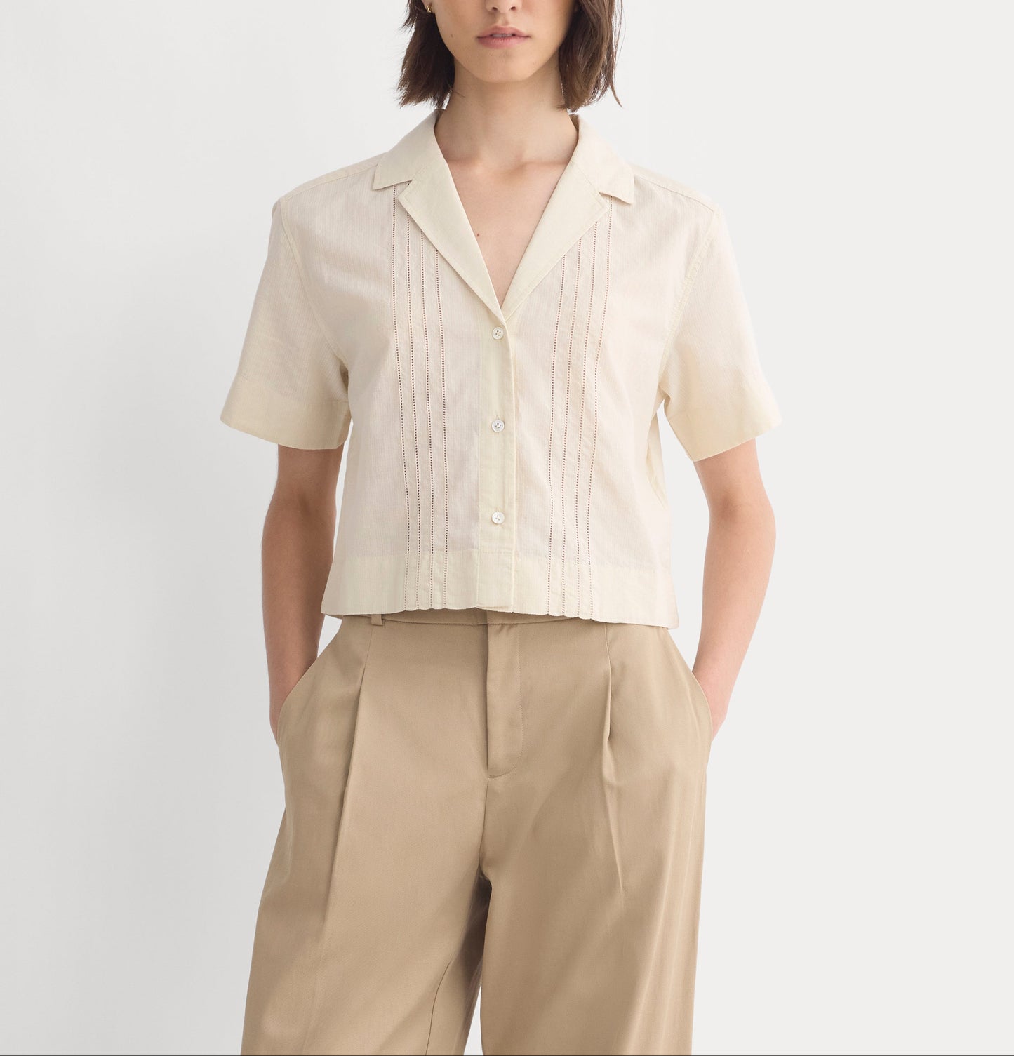 Cotton Gauze Resort Shirt | Birch