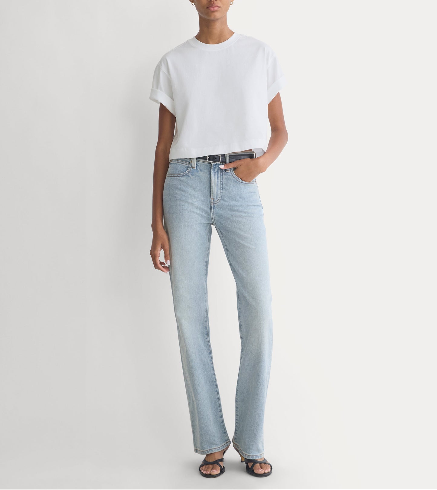 High-Rise Slim Bootcut Jean | Light Indigo