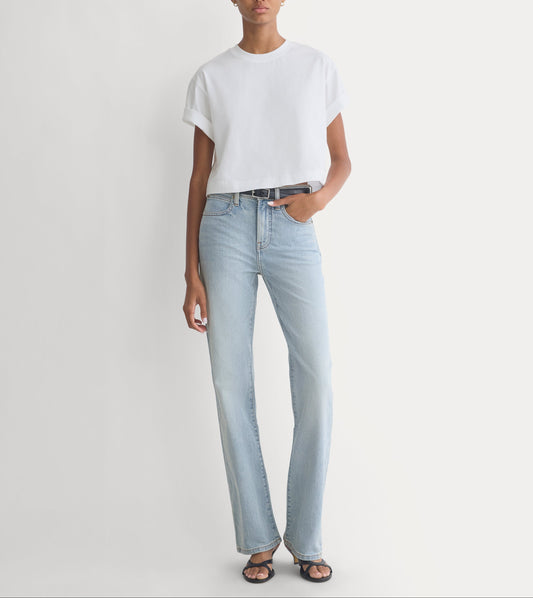 High-Rise Slim Bootcut Jean | Light Indigo
