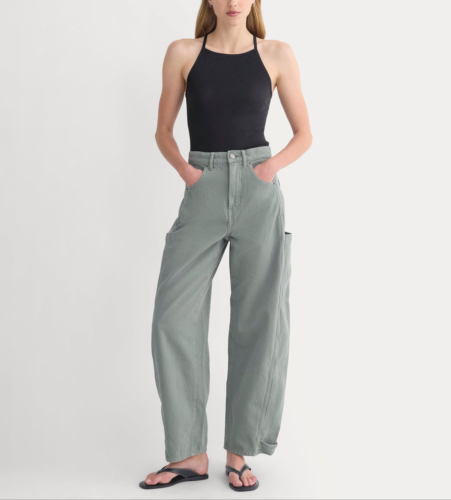The Way-High® Utility Jean | Agave Green