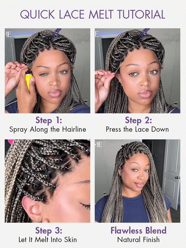 26-inch 613 Full Lace Braided Wig