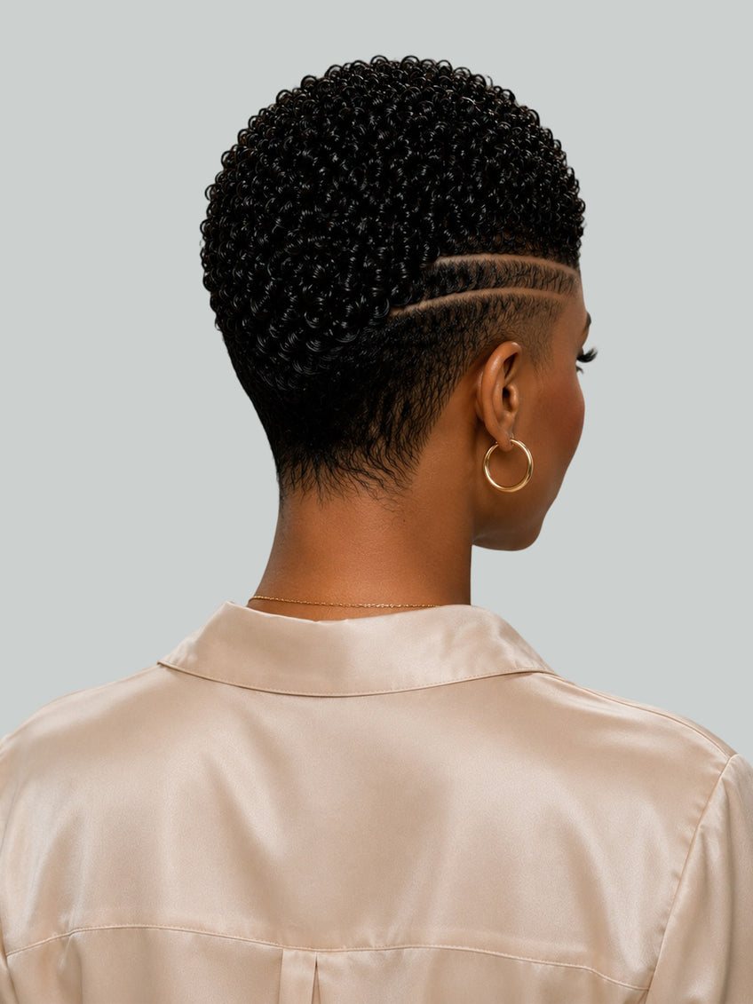 Pixie wig Afro curly 6 inches Multiple colors