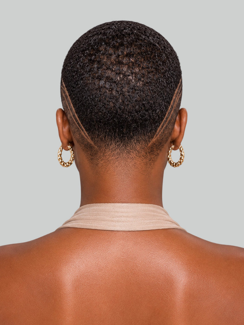 Pixie wig Lowcut 6 inches Black