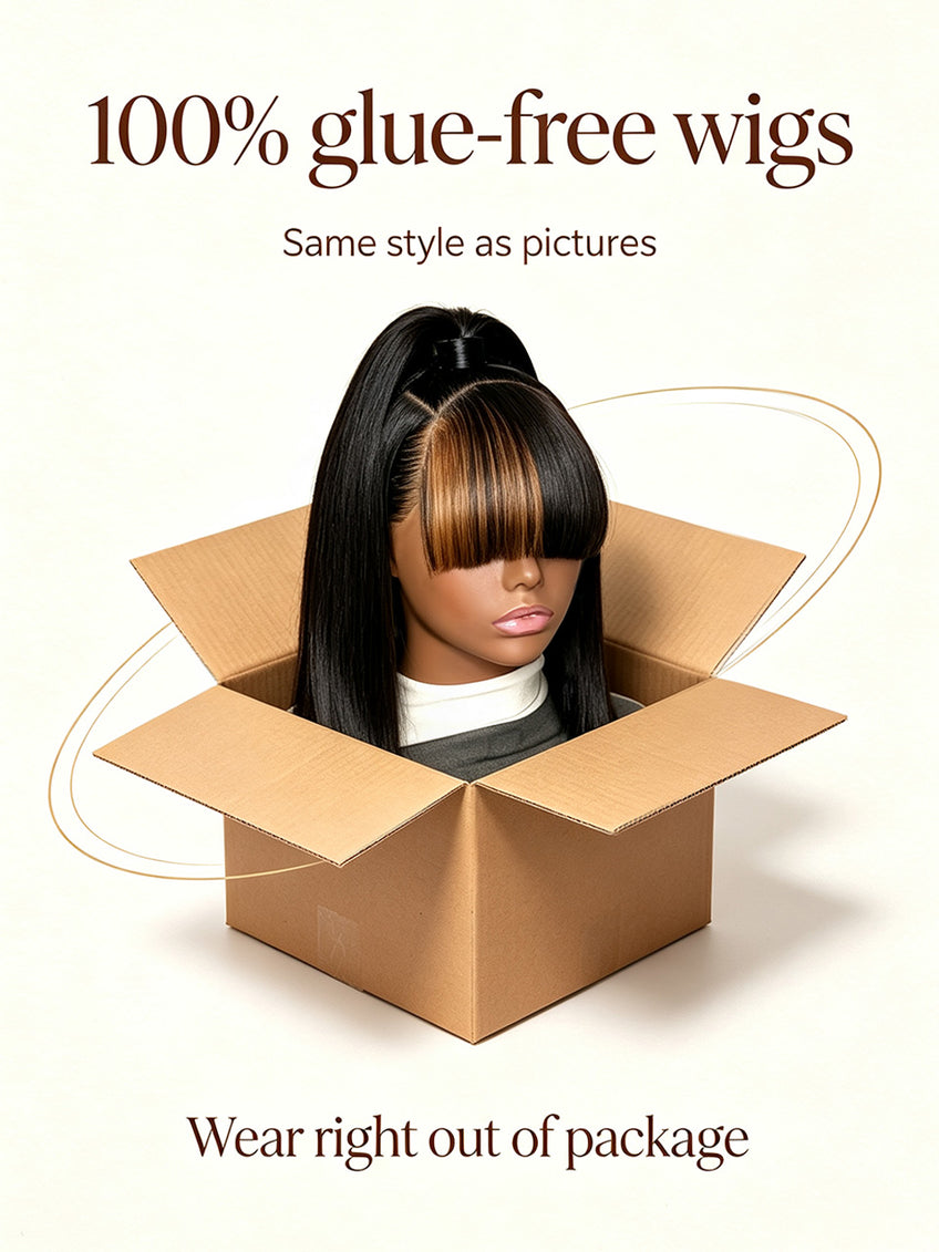 Short Curly Pixie Wig Multiple colors with bang