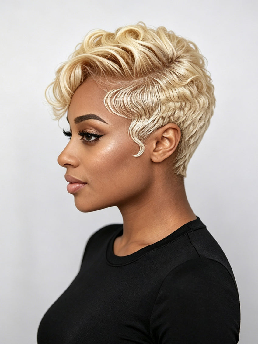 Loose Curly Wig High Light Multi Color