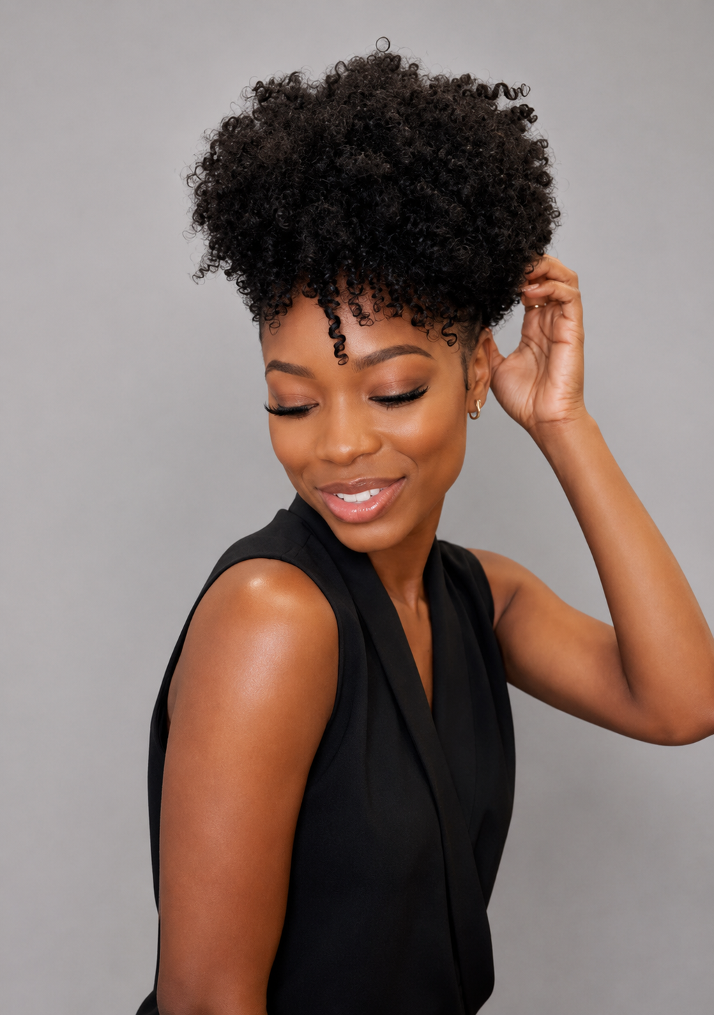 lace Black Afro Wig Glueless