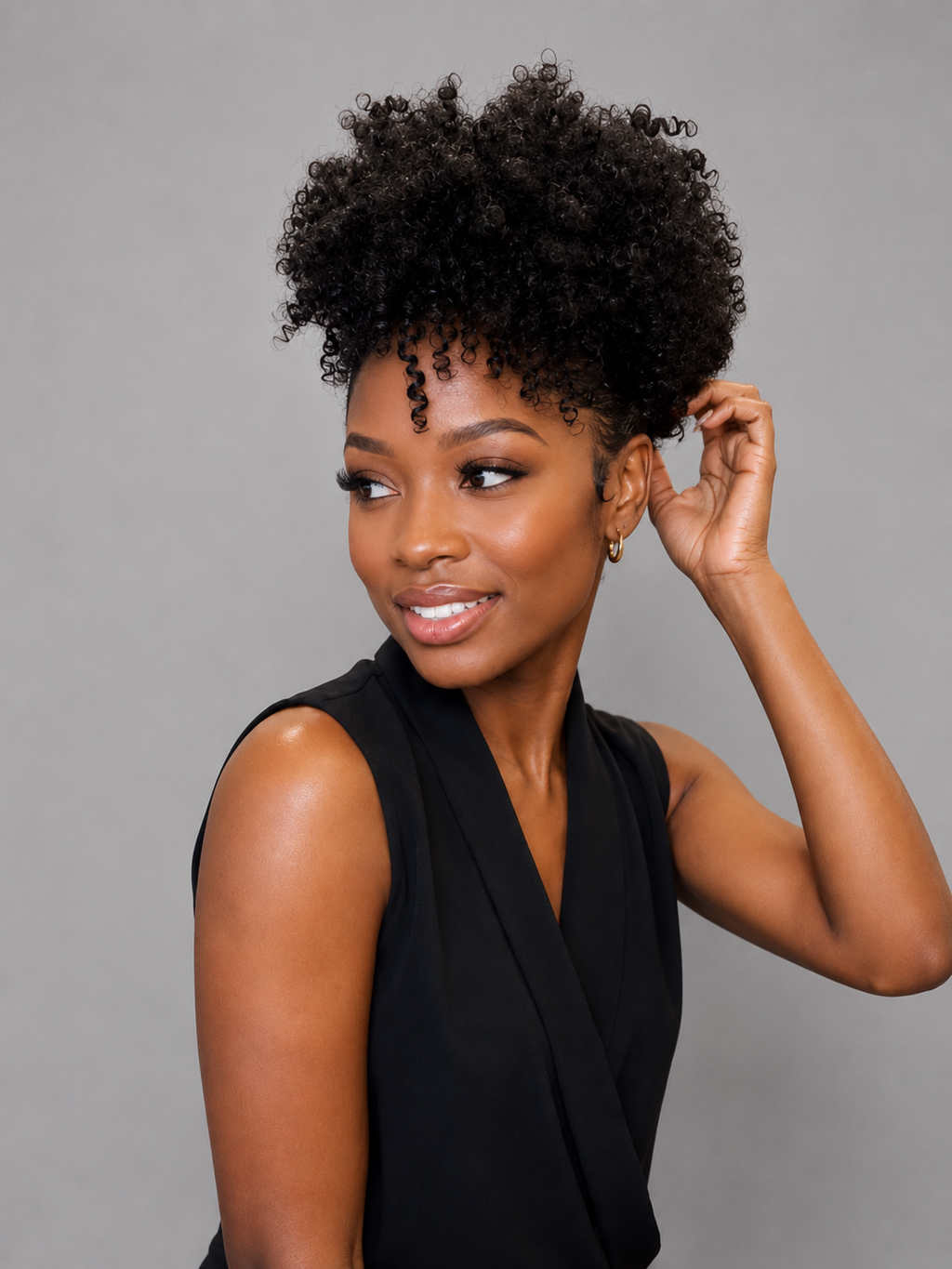 lace Black Afro Wig Glueless