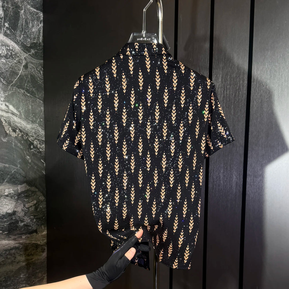 Wheat Ear Starlight Short-Sleeve Shirt