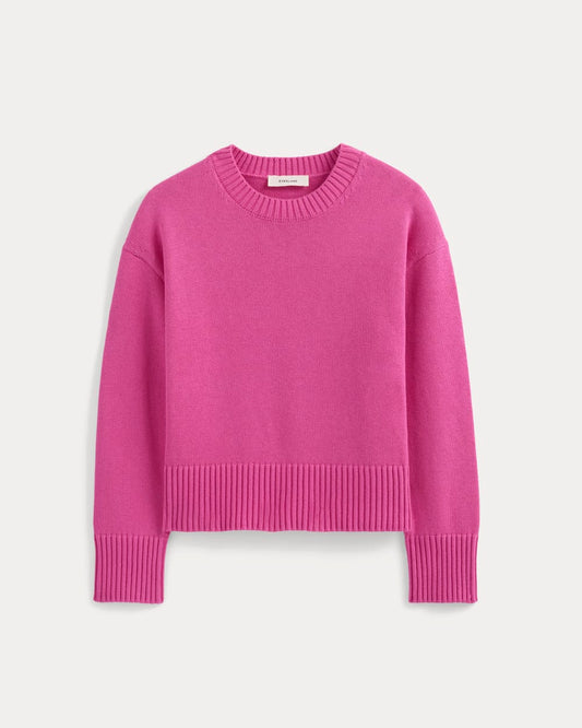 The Boxy Sweater in Everyday Cotton | Rose Violet