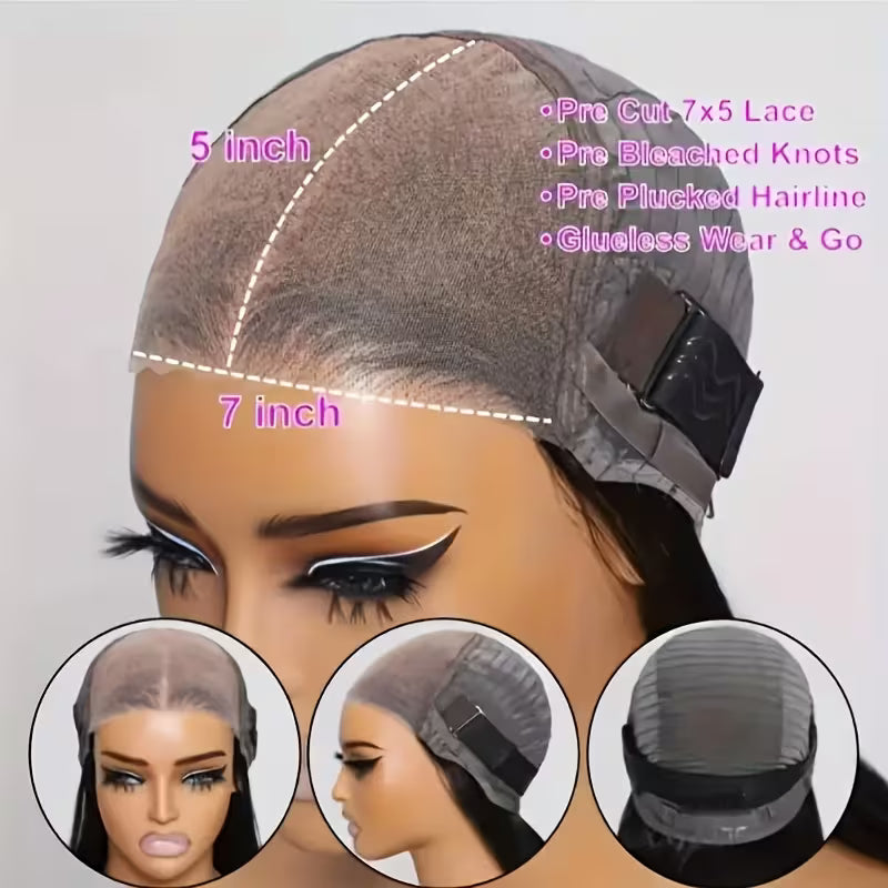 7x5 Lace Front Wig