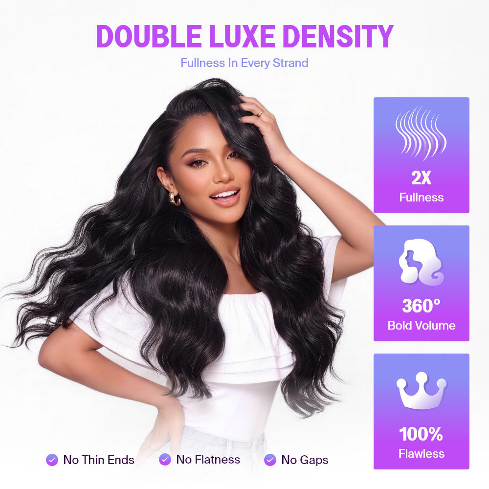 13x6 Glueless Lace Front Wig HD Transparent Lace Body wave Wig