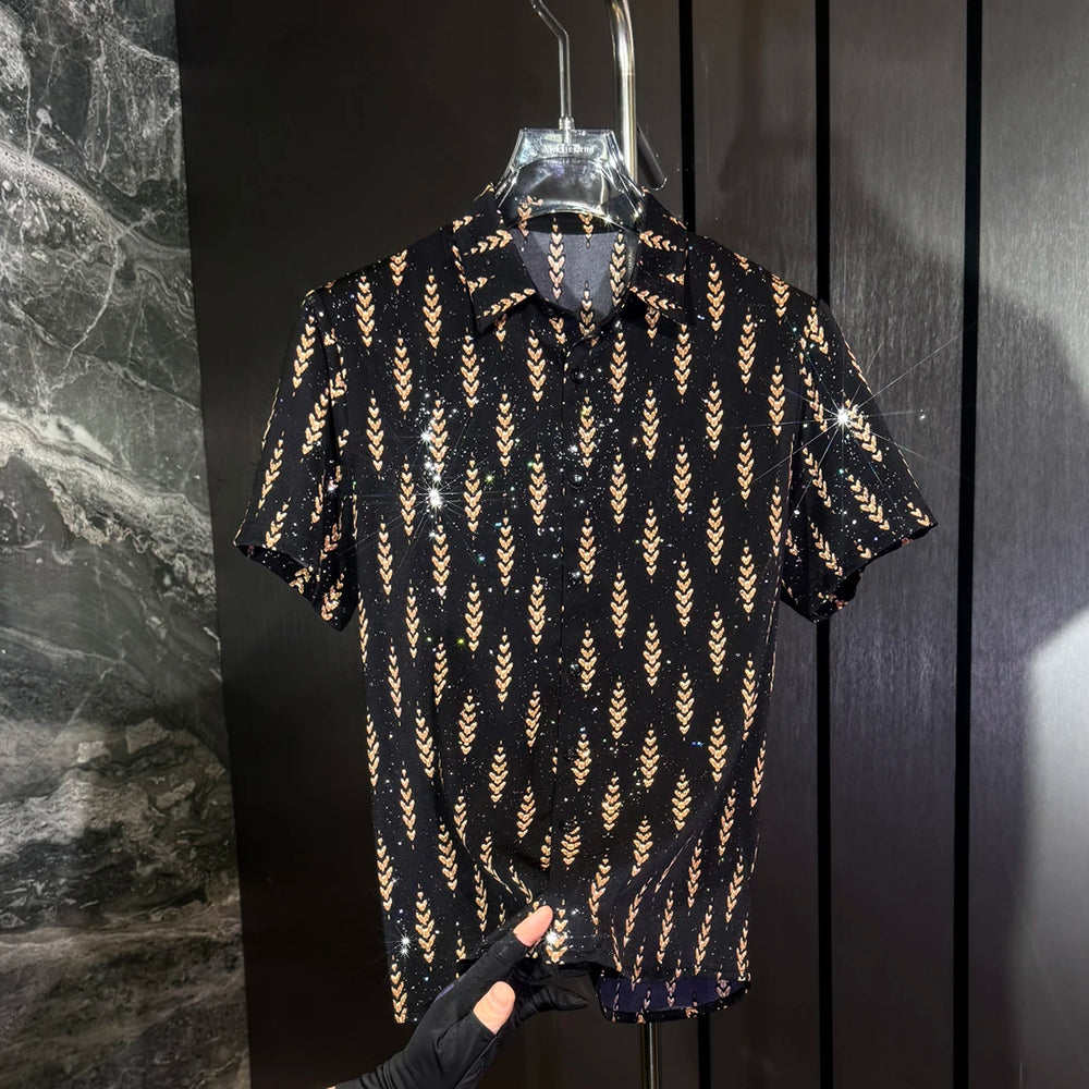Wheat Ear Starlight Short-Sleeve Shirt