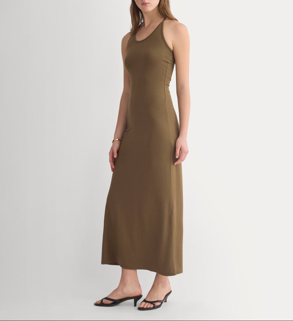 Racerback Maxi Knit Dress | Beech
