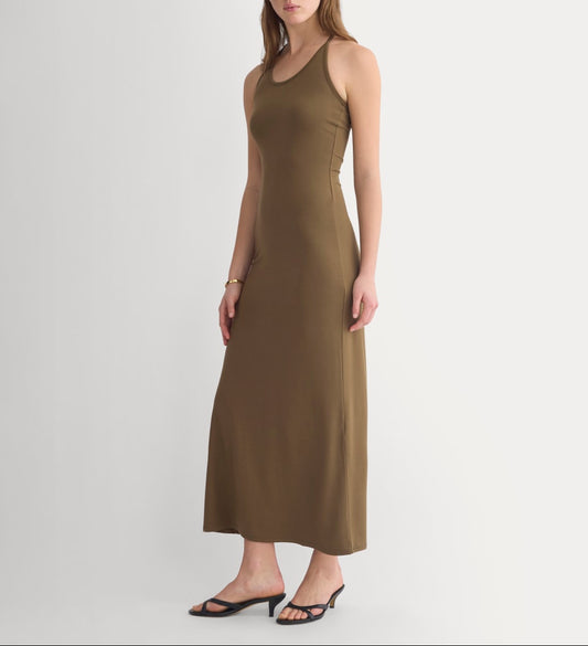 Racerback Maxi Knit Dress | Beech
