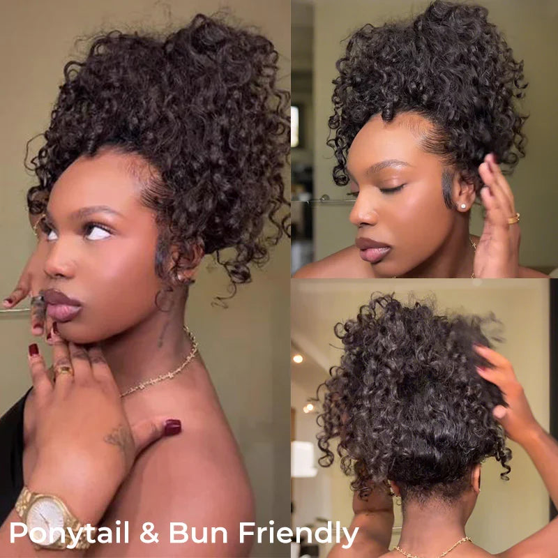 [WEAR GO HALF WIG]Water Wave Half Wig Invisible Hairline