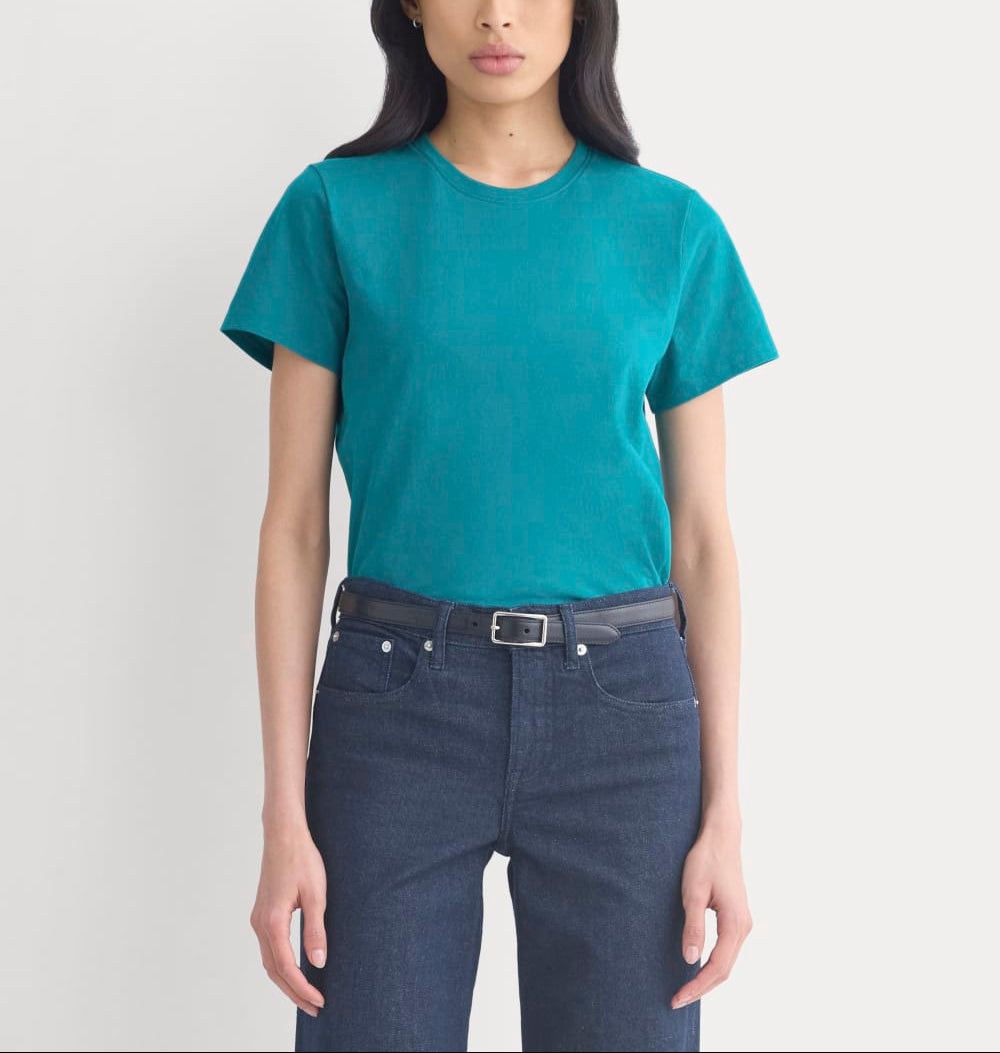 The Slim Crew in Essential Cotton | Everglade