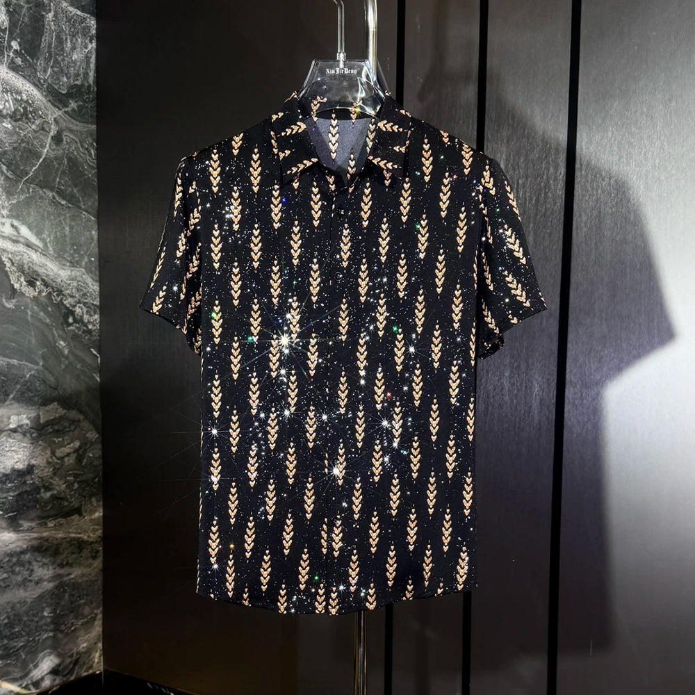Wheat Ear Starlight Short-Sleeve Shirt