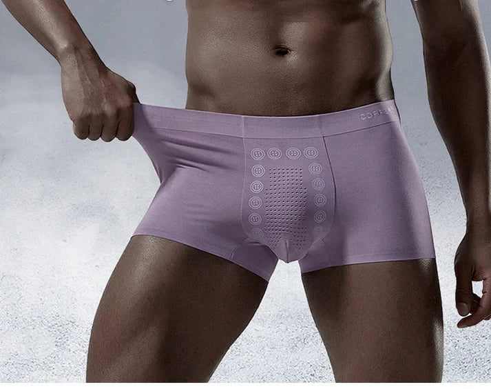 3 pcs Men's Magnetic Therapy Massage Breathable Underwear