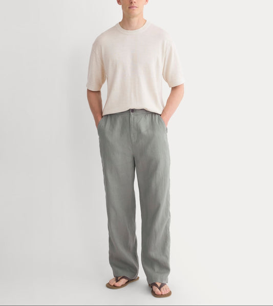 Linen Easy Pant 2.0 | Agave Green