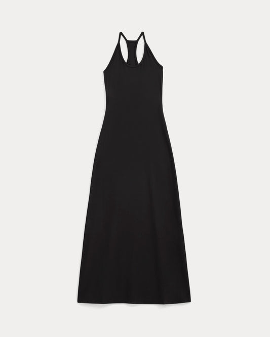 Racerback Maxi Knit Dress | Black