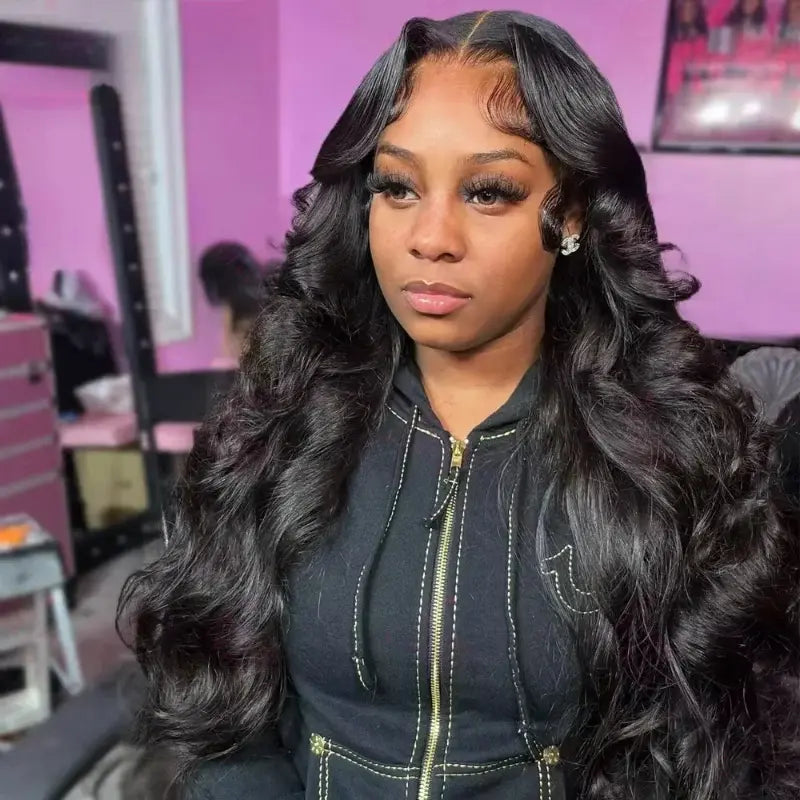 220% Density Curly Hair Wigs HD Transparent 13x6 Lace Front Wigs Brazilian Deep Curly Pre Plucked Human Hair Wigs Deep Wave Lace Frontal Wigs For Women