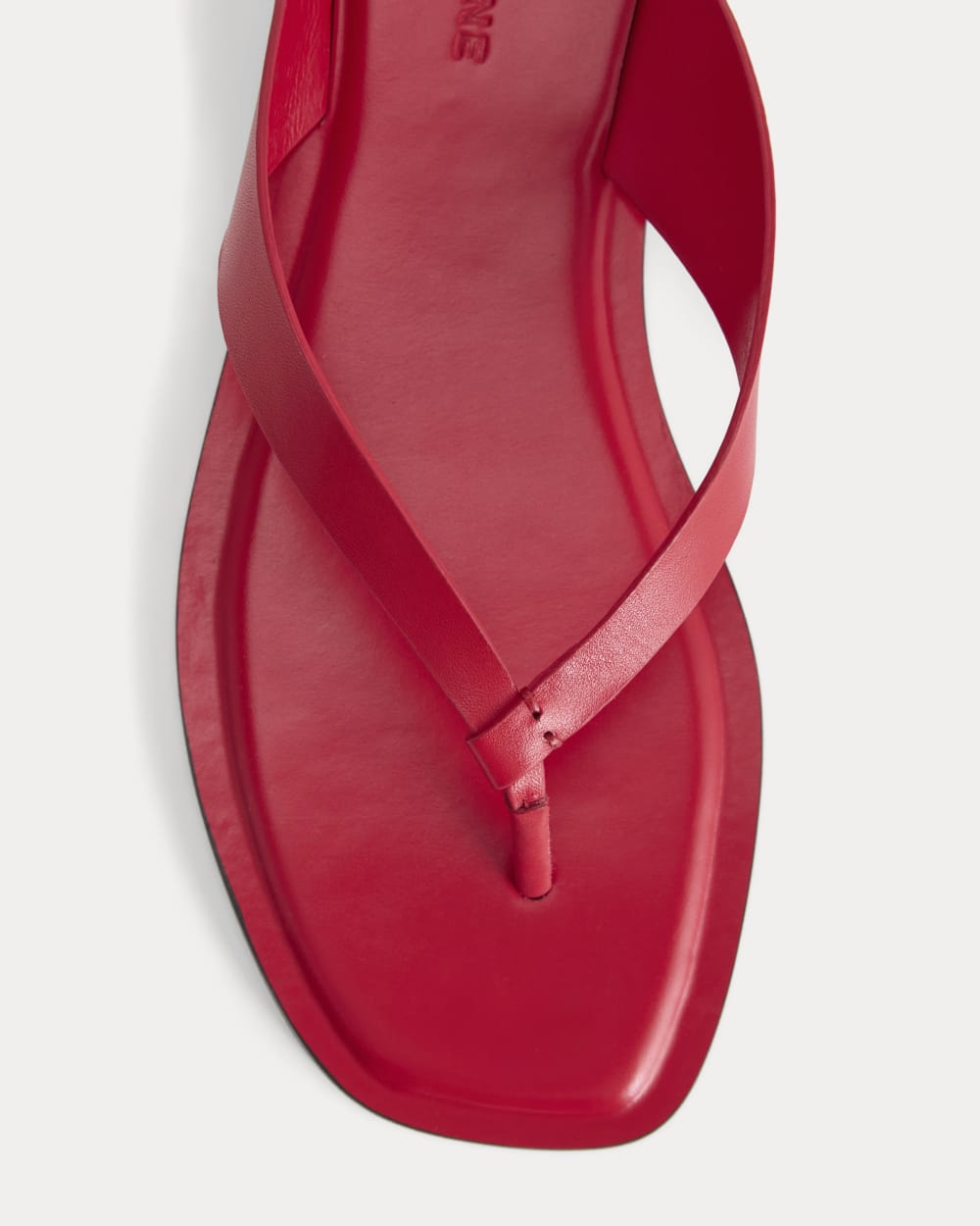 The Leather Flip Flop | Classic Red Leather