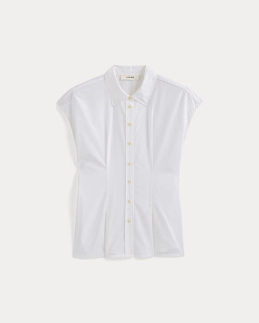 Muscle Shirt in Lightweight Cotton | White