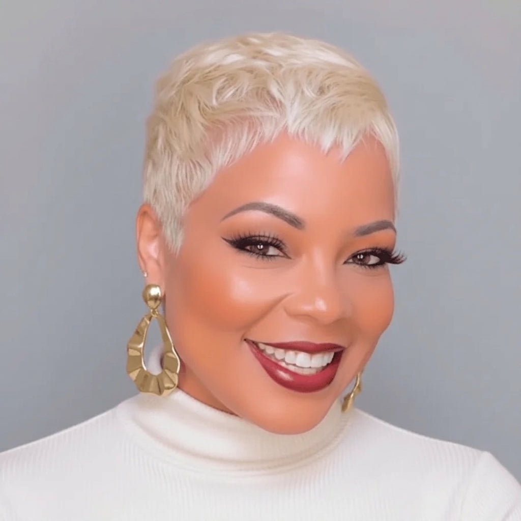 613 Blonde Super Short Cut Wig