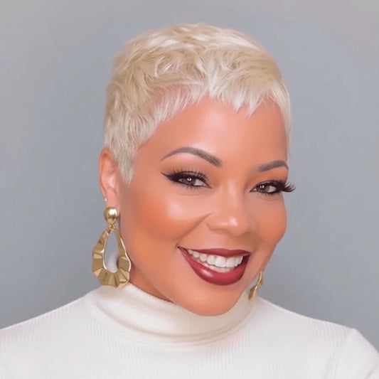 613 Blonde Super Short Cut Wig
