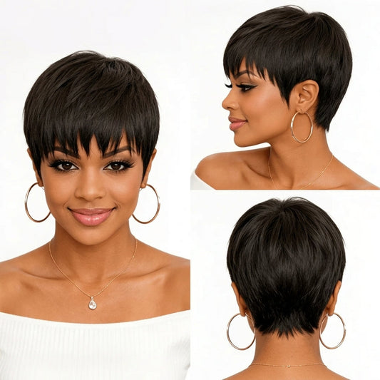 Sexy Pixie Bang Pixie Wig