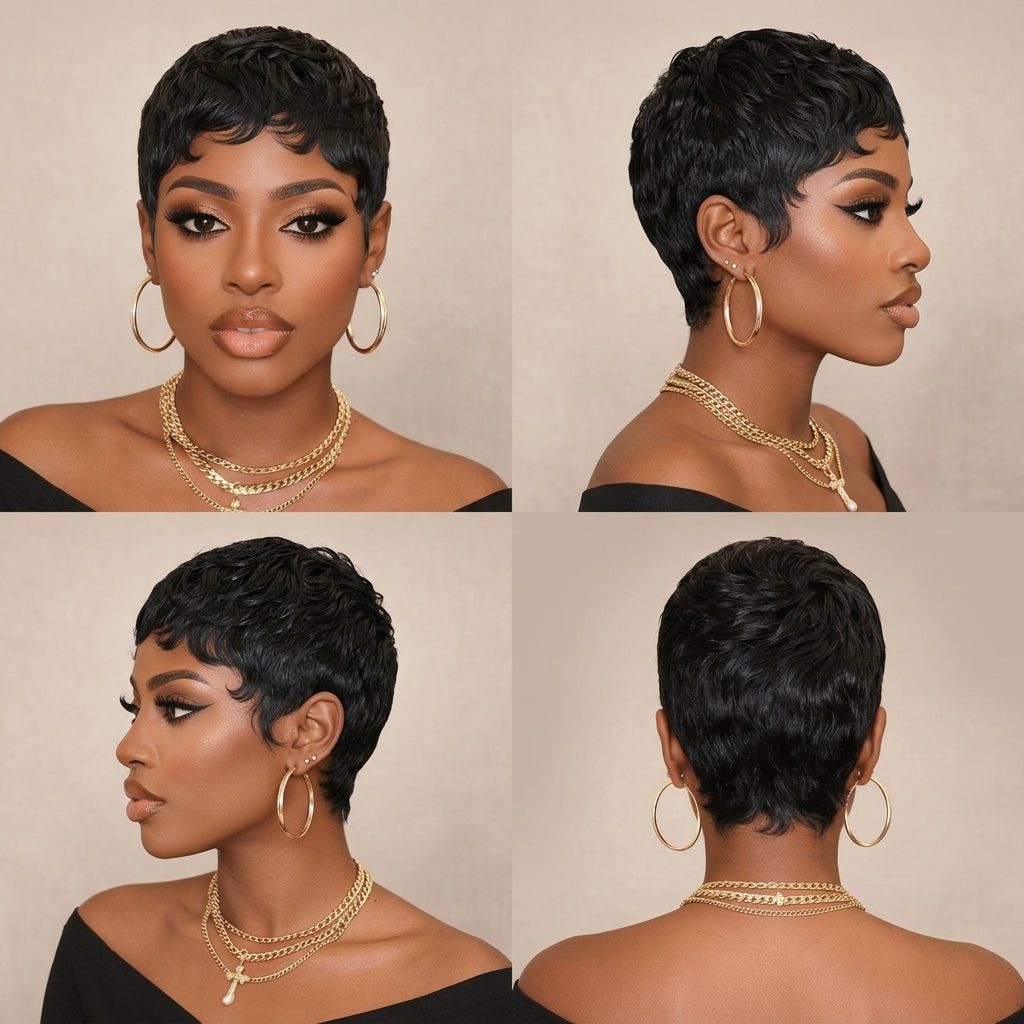 Sexy Wave Machine Made Short Wig