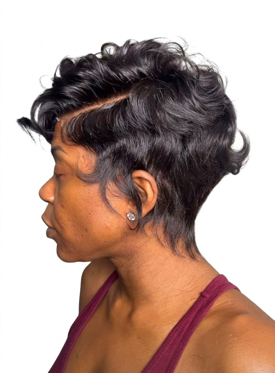 Peruca Full Lace Pixie