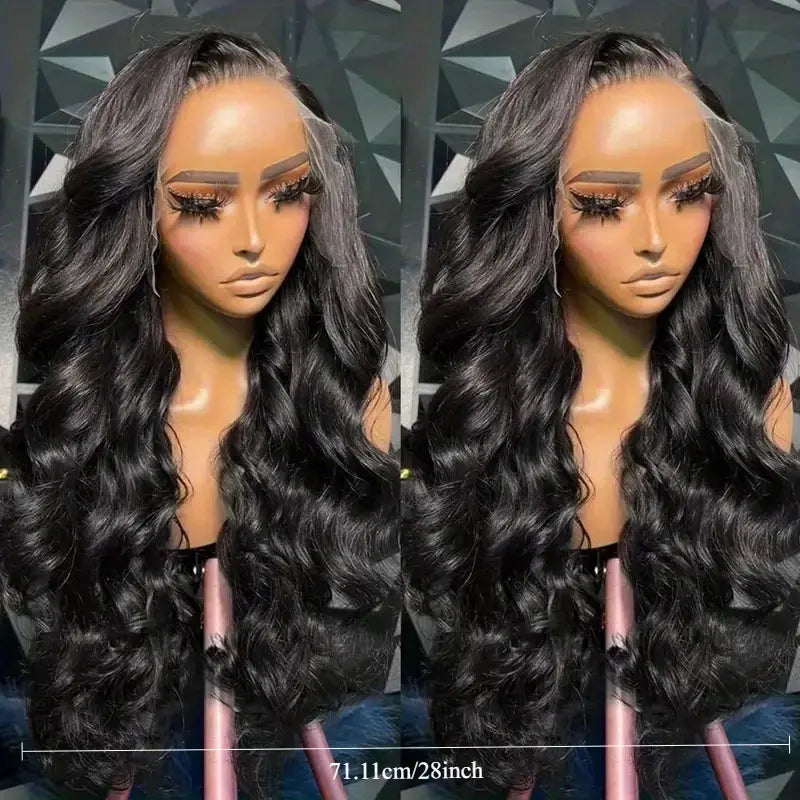 220% Density Curly Hair Wigs HD Transparent 13x6 Lace Front Wigs Brazilian Deep Curly Pre Plucked Human Hair Wigs Deep Wave Lace Frontal Wigs For Women
