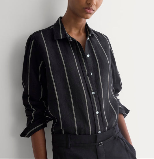 The Must-Have Shirt in Linen | Black
