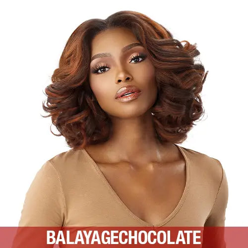 13x6 HD Lace Front Wig, Kinky Body Wave 14", Glueless Synthetic Hair with Kinky Edge, Synthetic Lace Wigs, Frontal Lace Wigs