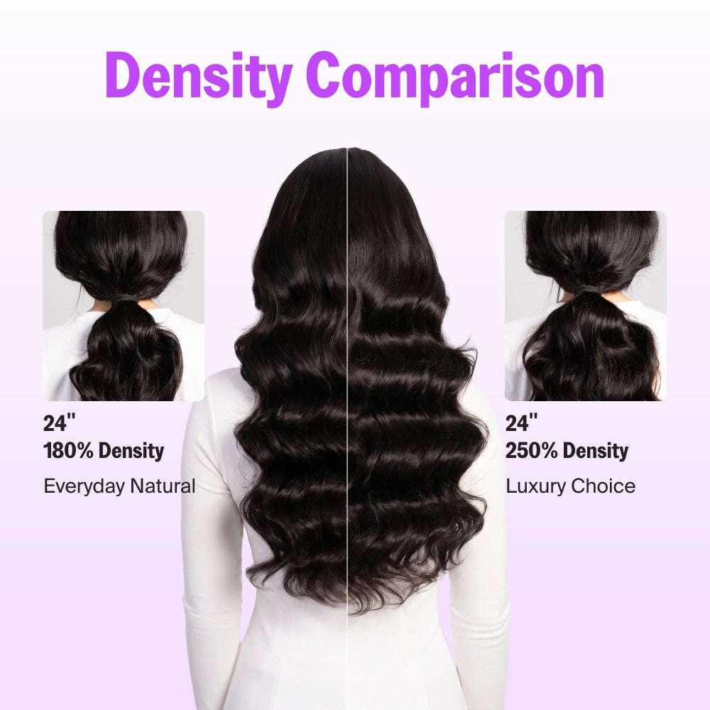 13x6 Glueless Lace Front Wig HD Transparent Lace Body wave Wig