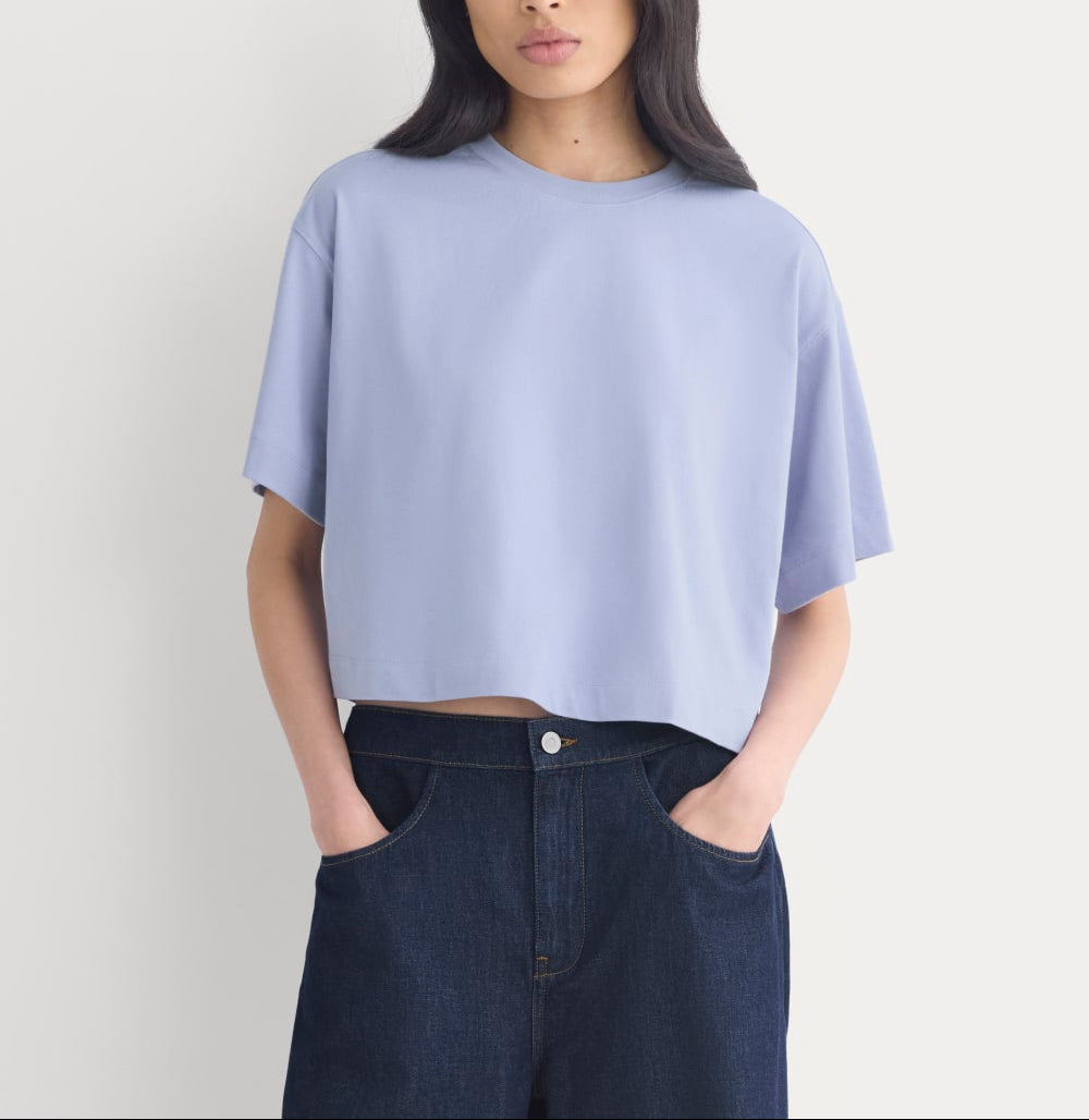 Forever Jersey Cropped Tee | Aleutian