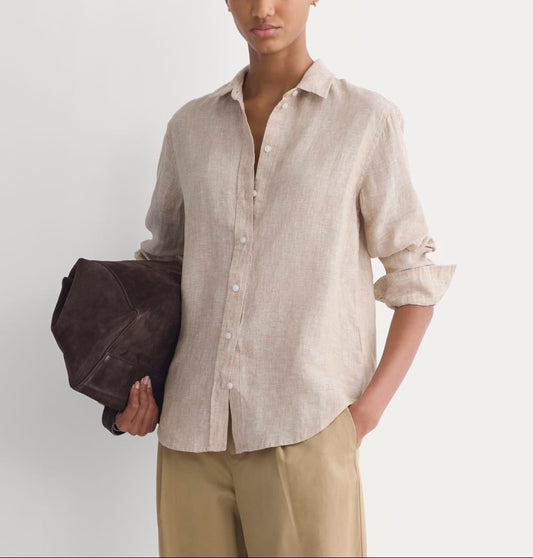 The Must-Have Shirt in Linen | Cornstalk Chambray