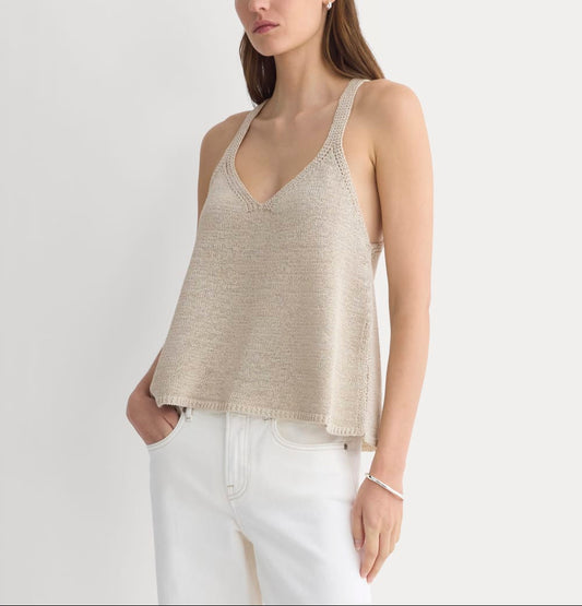 Racerback V-Neck Sweater | Peyote
