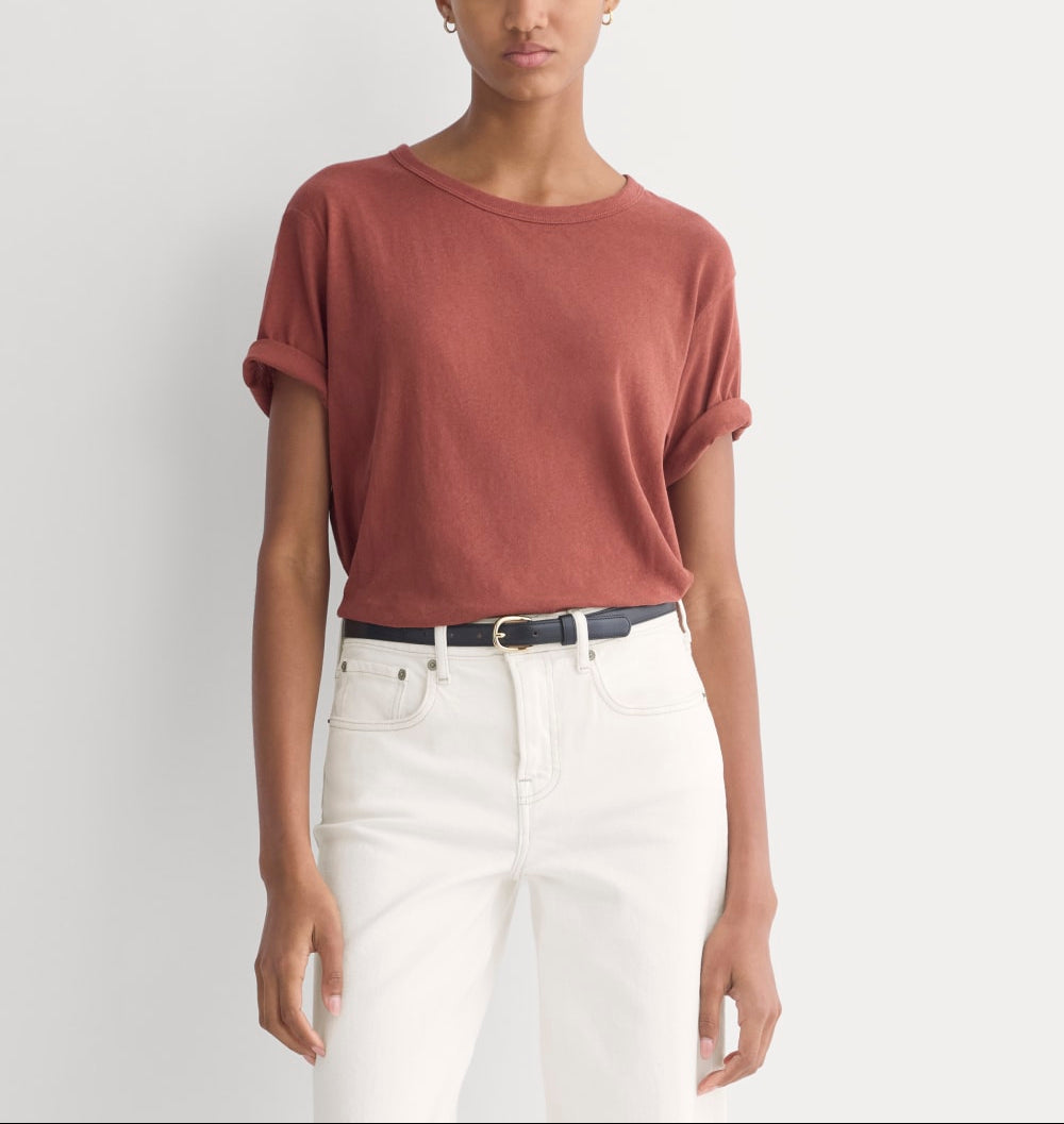The Air Tee | Henna Red