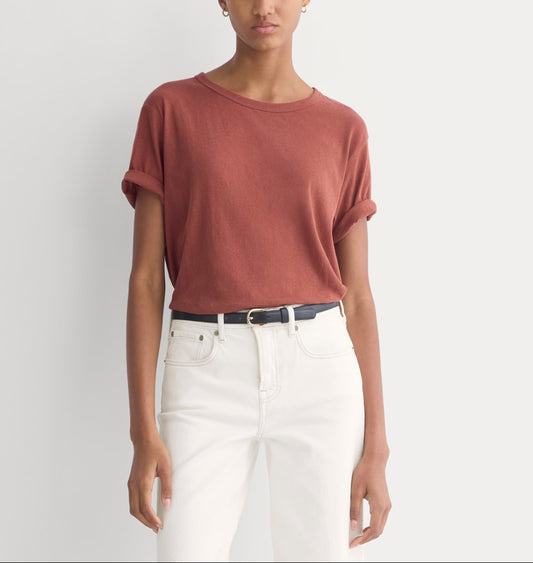 The Air Tee | Henna Red
